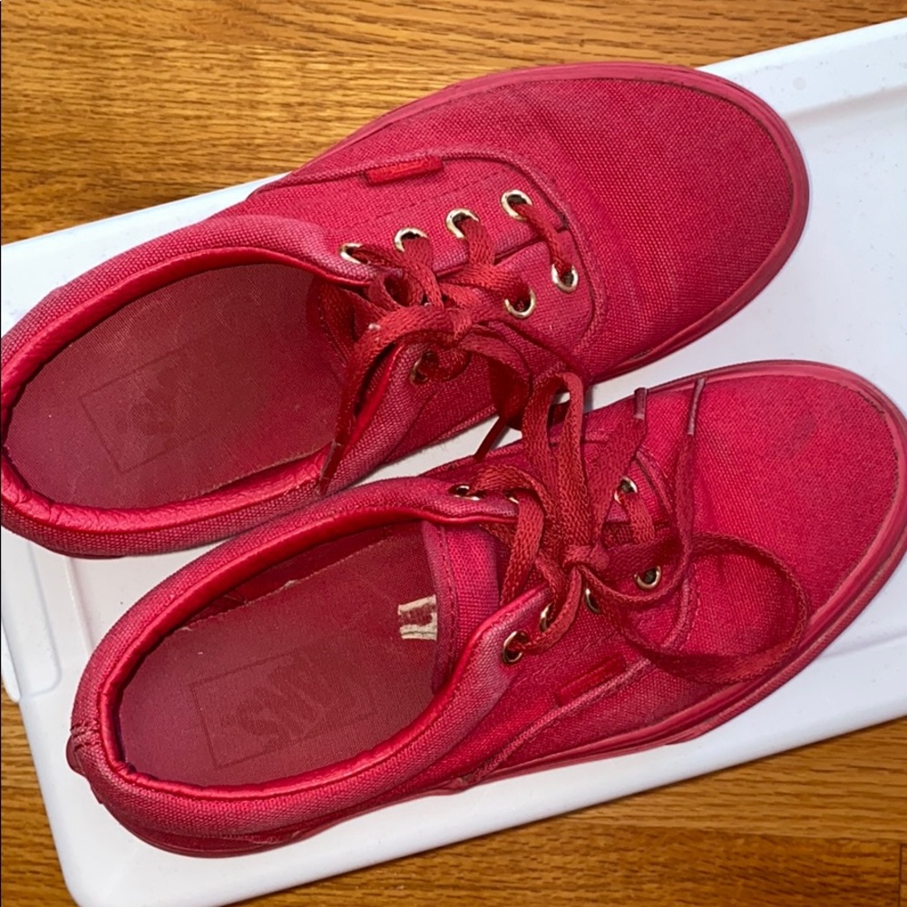 red vans old school